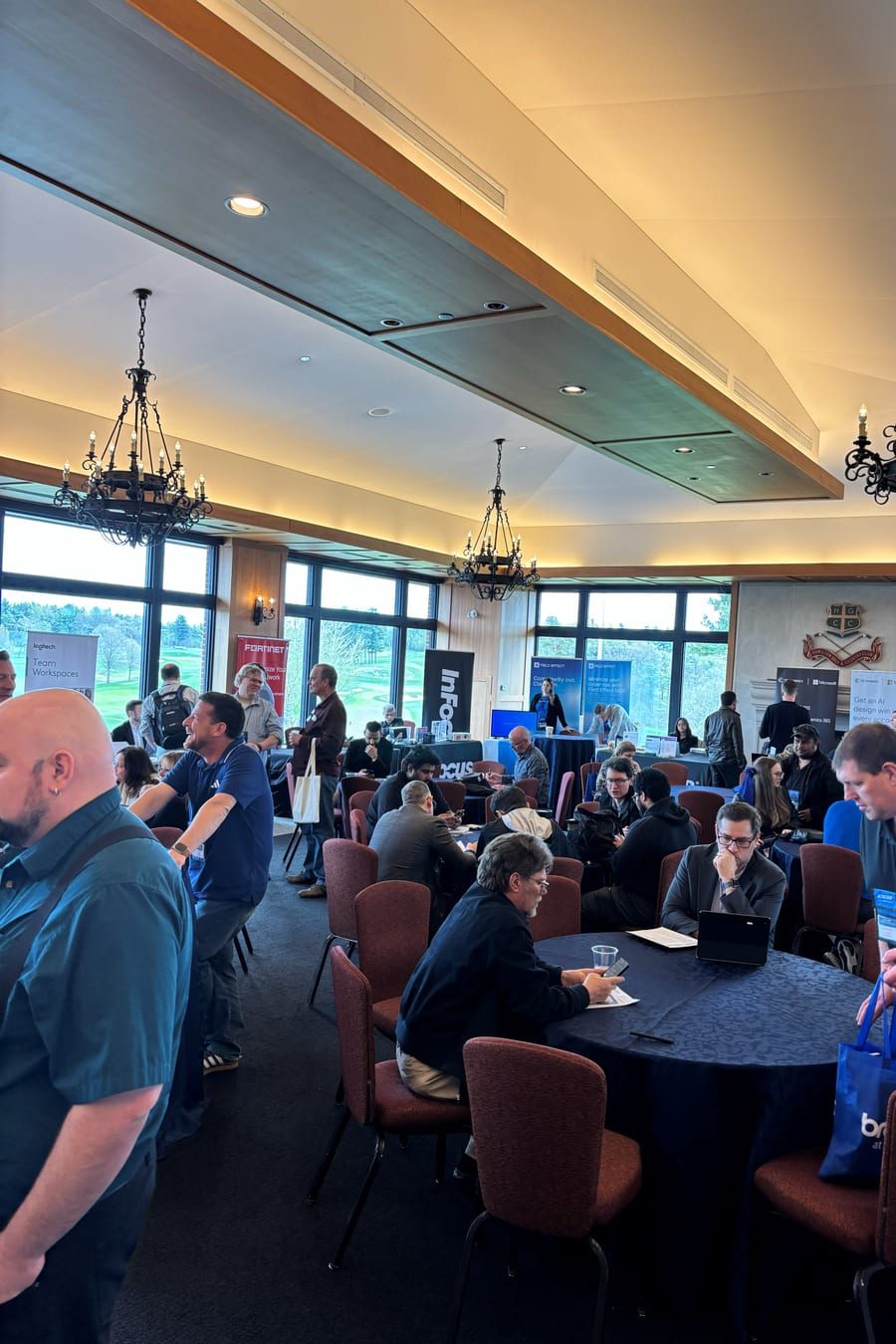 The exhibitor floor at Meet the Moment 2025