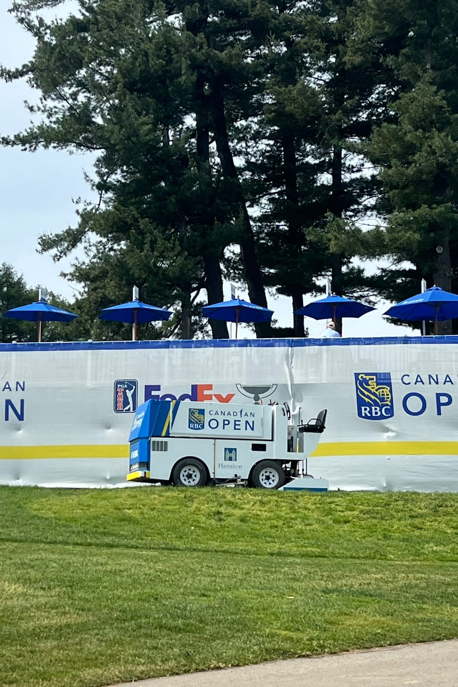 The Rink hospitality structure at the RBC Canadian Open 2024
